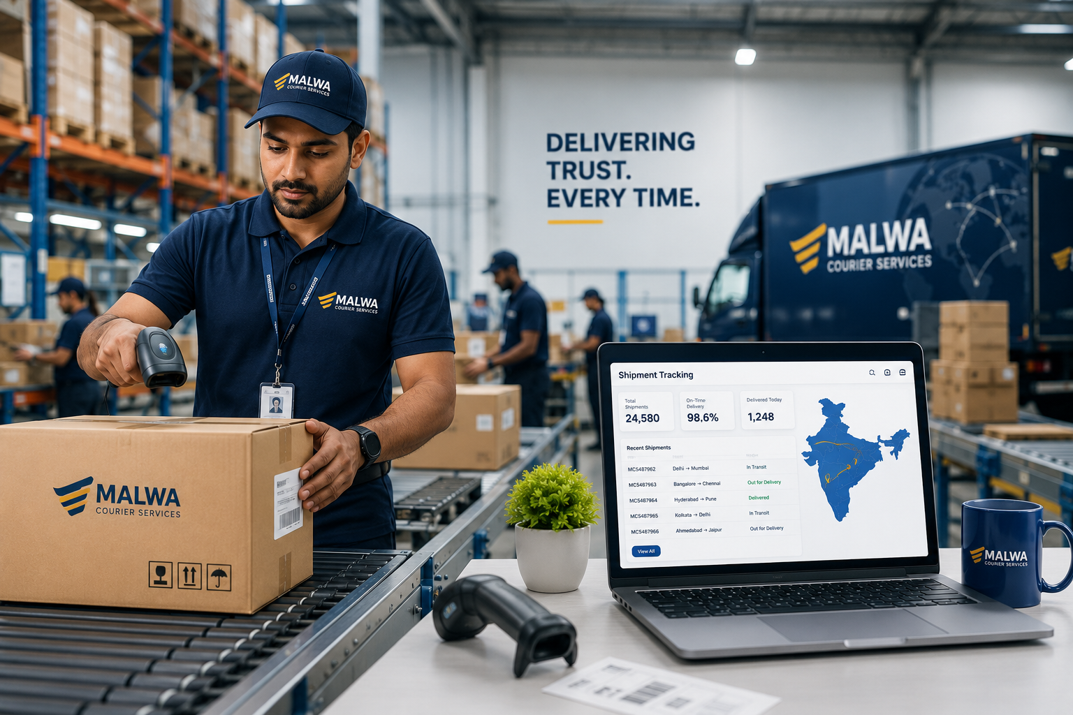 Malwa Courier operations